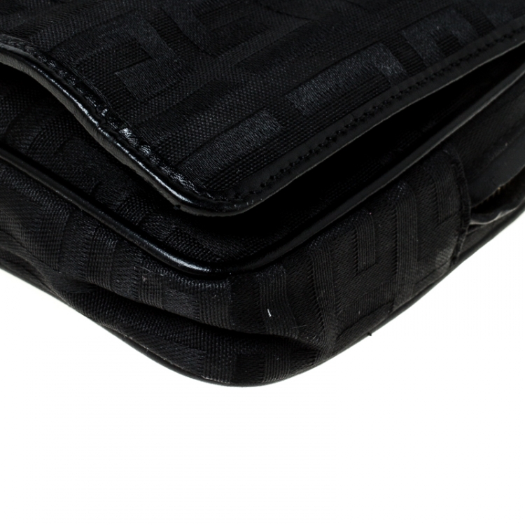 Pre Owned Givenchy Monogram Canvas Flap Clutch Bag