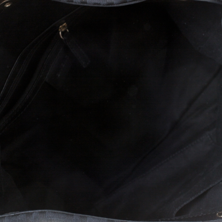 مملوكة مسبقًا Givenchy Black Monogram Canvas and Leather Hobo