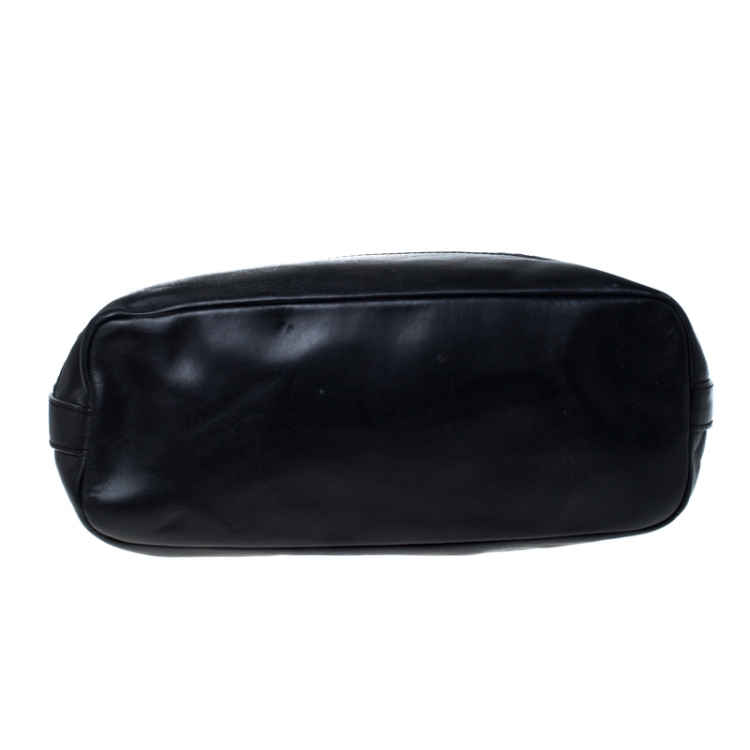 مملوكة مسبقًا Givenchy Black Monogram Canvas and Leather Hobo