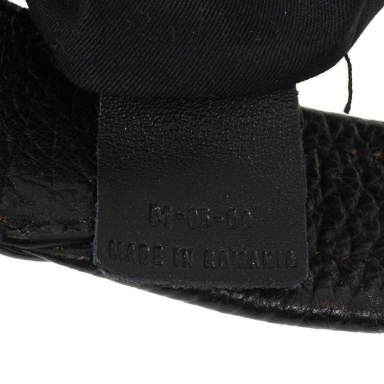 Pre Owned Givenchy Black Leather Eclipse Hobo