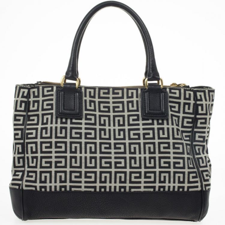 Pre Owned Givenchy Black Monogram Tote