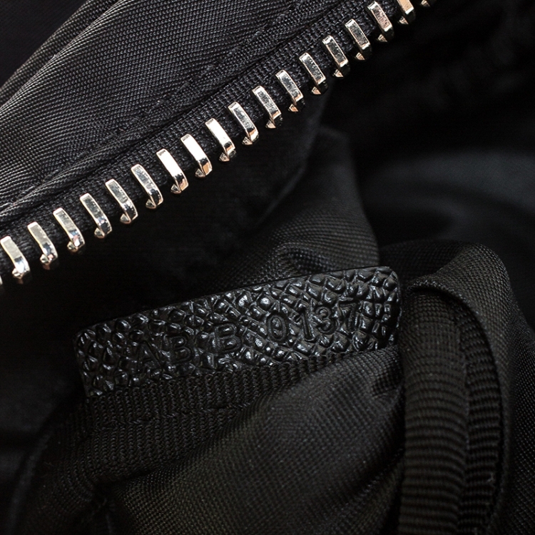Pre Owned Givenchy Black Nylon Crossbody Bag