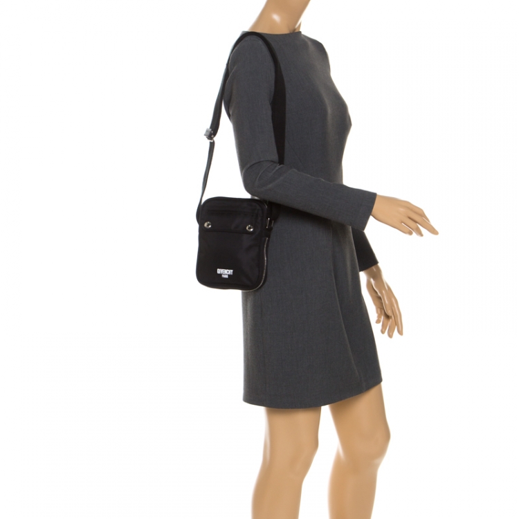 Pre Owned Givenchy Black Nylon Crossbody Bag