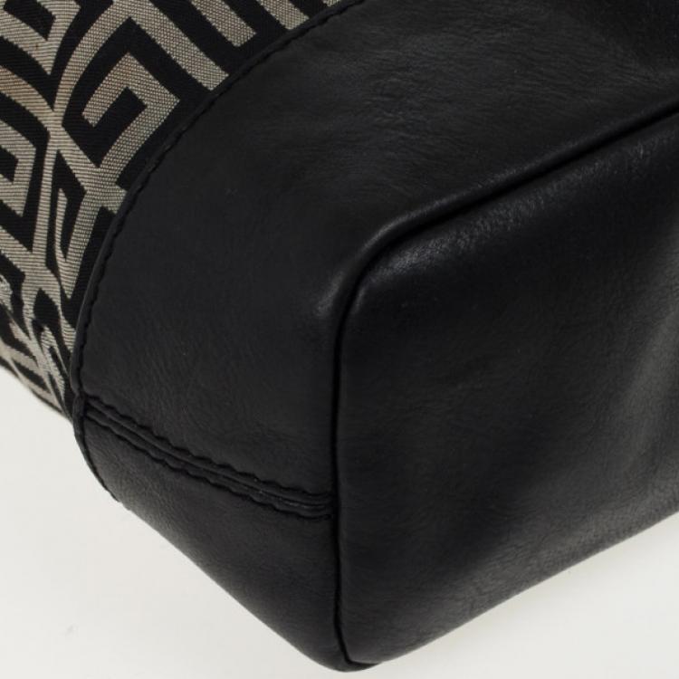 Pre Owned Givenchy Black Monogram Hobo Bag