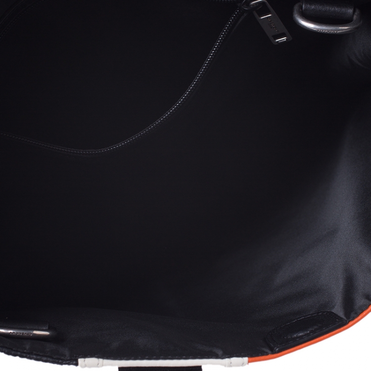 Pre Owned Givenchy Tricolor Mc3 Leather Tote 
