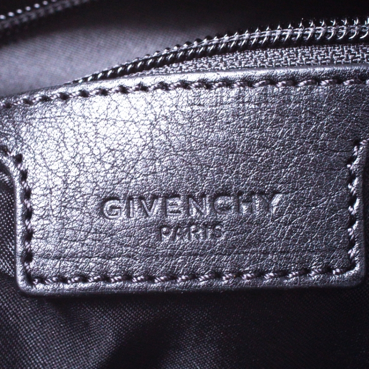 Pre Owned Givenchy Tricolor Mc3 Leather Tote 