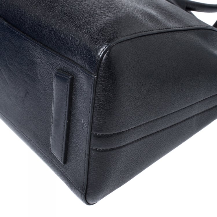 Pre Owned Givenchy Black Leather Large Antigona Satchel