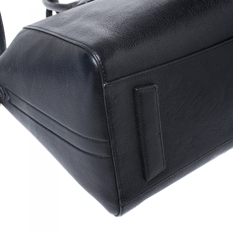 Pre Owned Givenchy Black Leather Large Antigona Satchel