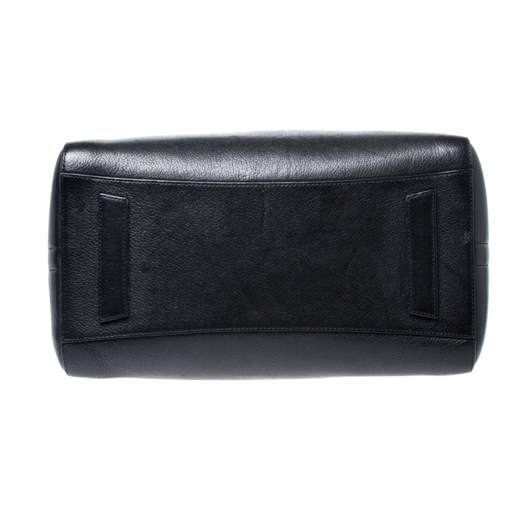 Pre Owned Givenchy Black Leather Large Antigona Satchel