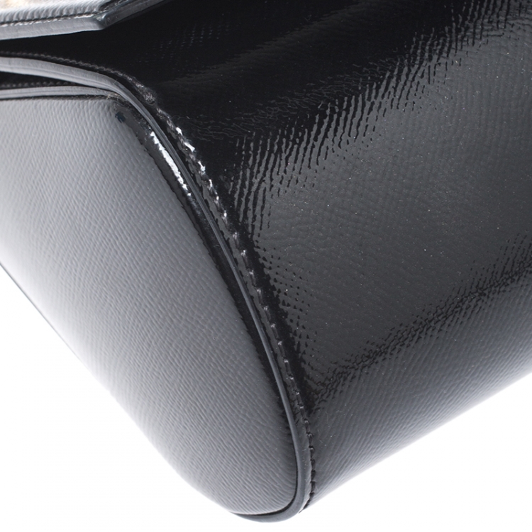 مملوكة مسبقًا Givenchy Black Patent Leather Mini Pandora Box Crossbody Bag