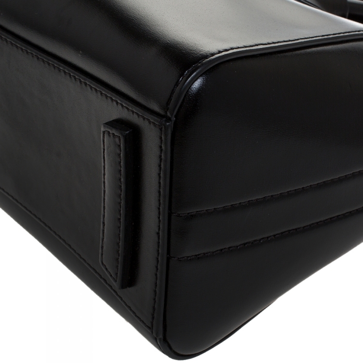 Pre Owned Givenchy Black Leather Mini Antigona Satchel