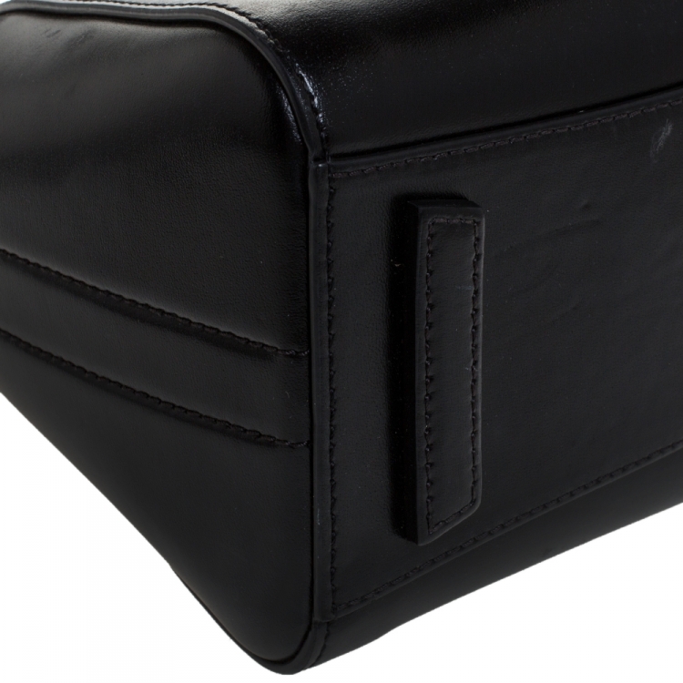 Pre Owned Givenchy Black Leather Mini Antigona Satchel
