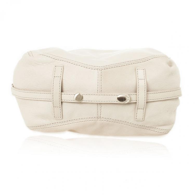 Pre Owned Givenchy Beige Leather Hobo