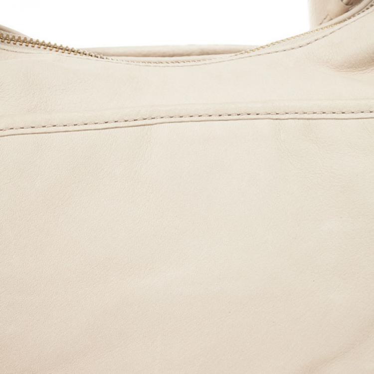 Pre Owned Givenchy Beige Leather Hobo