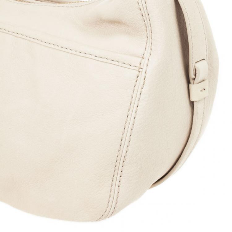 Pre Owned Givenchy Beige Leather Hobo