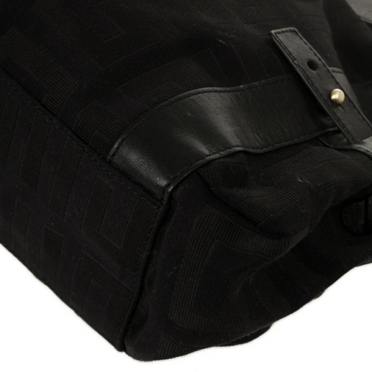 Pre Owned Givenchy Black Monogram Hobo