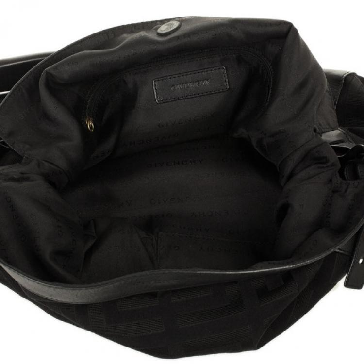 Pre Owned Givenchy Black Monogram Hobo