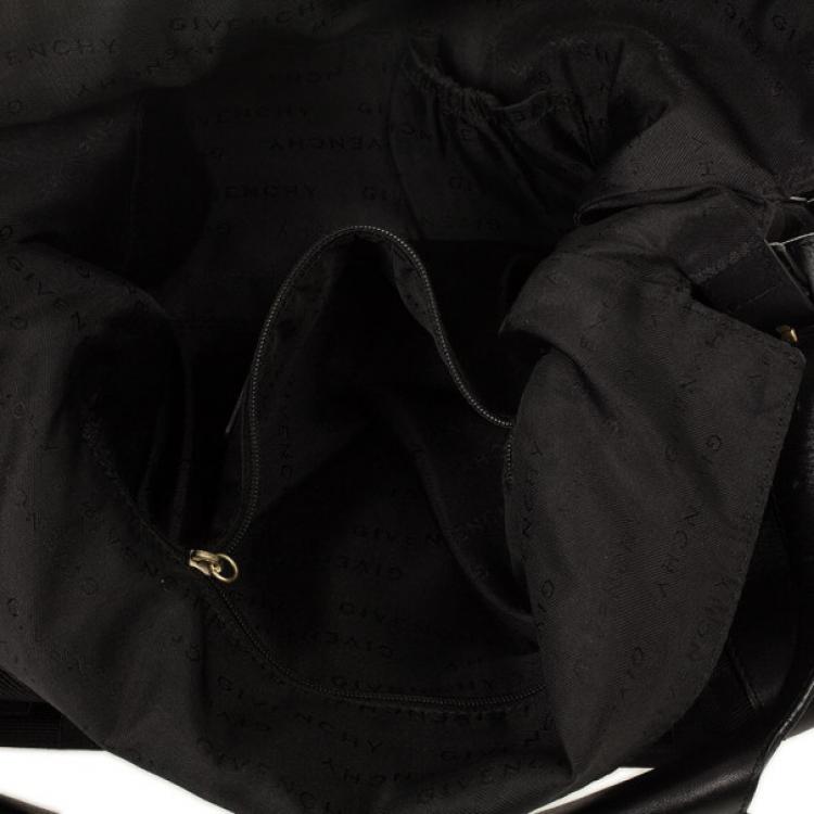 Pre Owned Givenchy Black Monogram Hobo