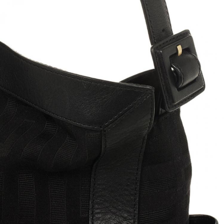 Pre Owned Givenchy Black Monogram Hobo