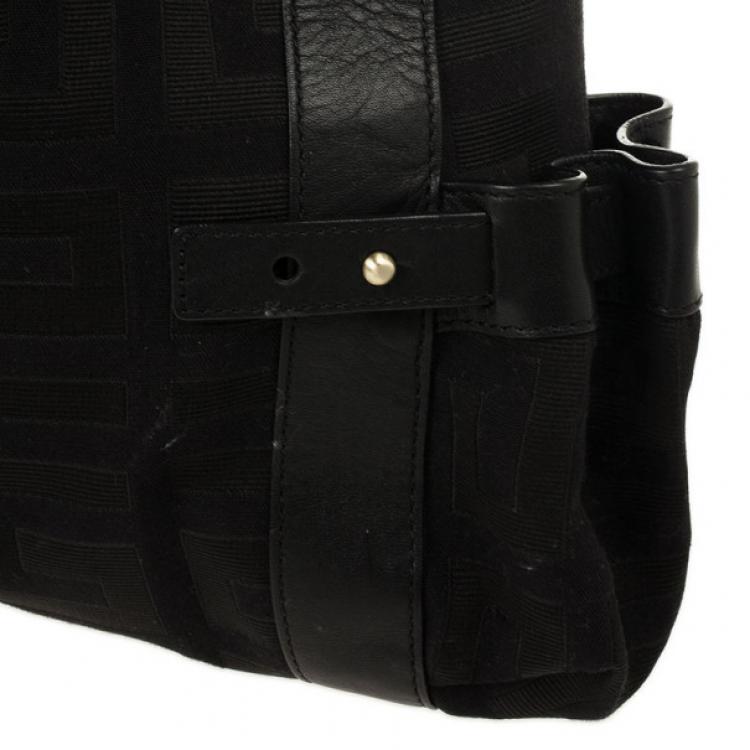 Pre Owned Givenchy Black Monogram Hobo