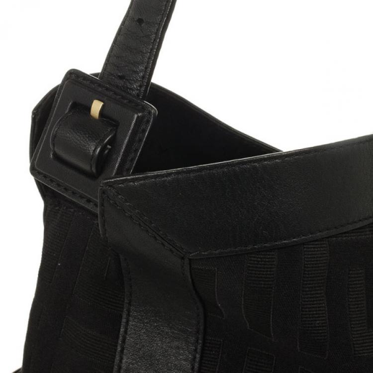 Pre Owned Givenchy Black Monogram Hobo