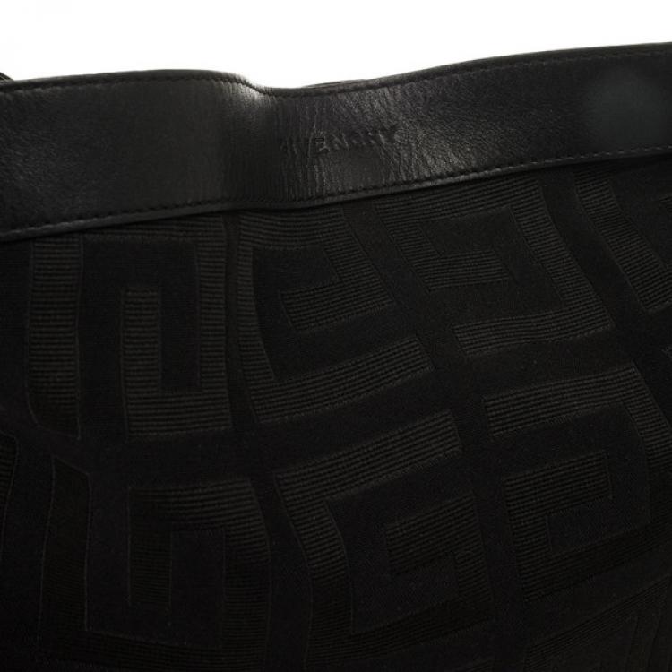 Pre Owned Givenchy Black Monogram Hobo