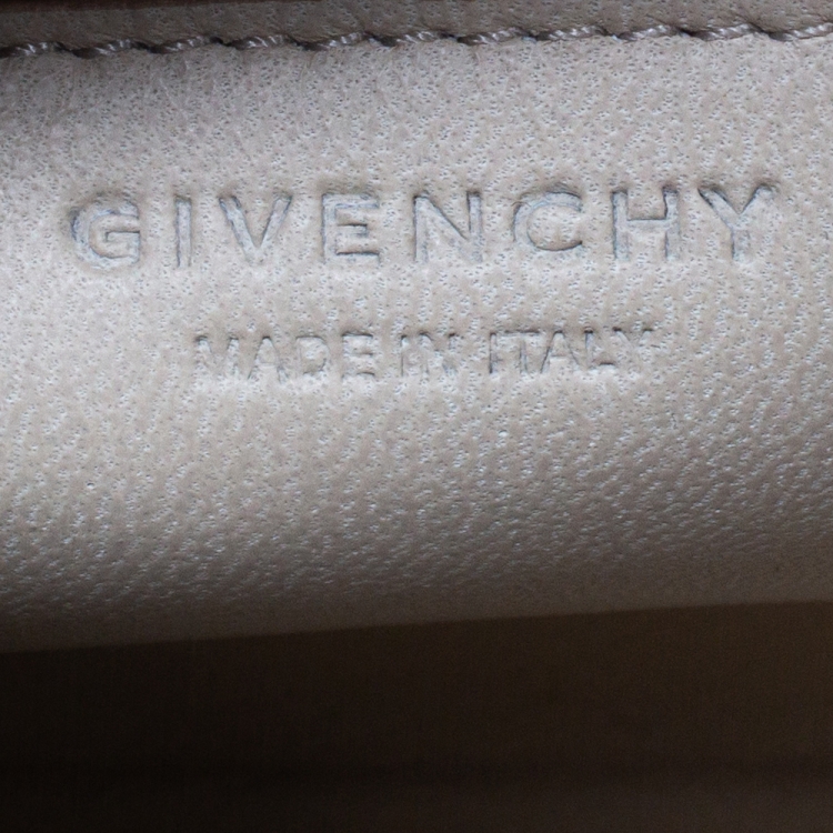 Pre Owned Givenchy Burgundy Calfhair and Leather Horizon Satchel