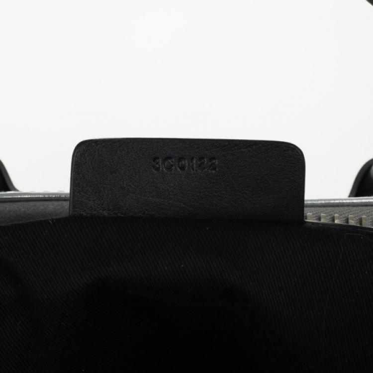 Pre Owned Givenchy Silver Leather Antigona Tote