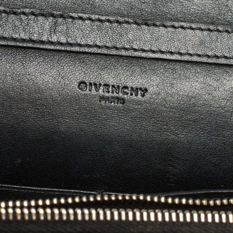 Pre Owned Givenchy Multicolor Leather and Suede Chain Clutch
