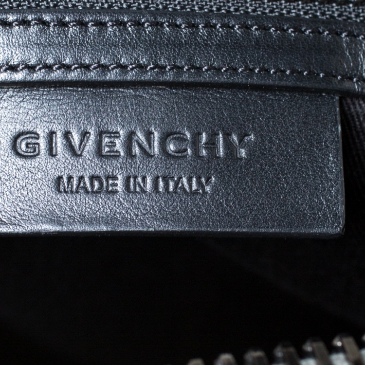 Pre Owned Givenchy Grey Leather Medium Antigona Satchel