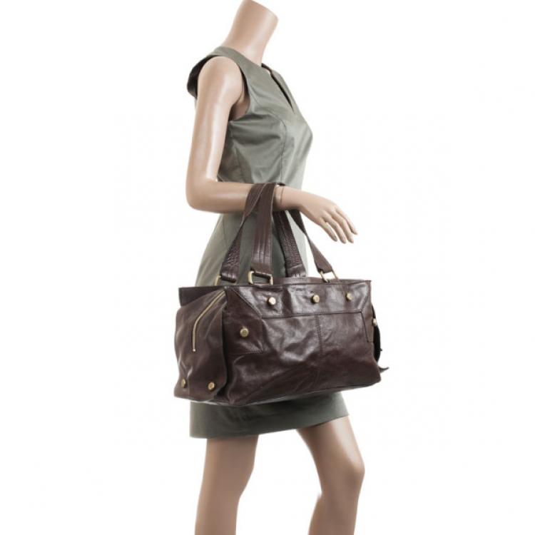 Pre Owned Givenchy Brown Calfskin Large Tote Bag