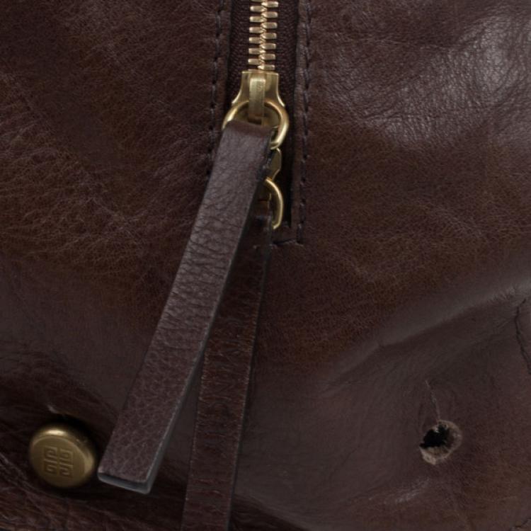 Pre Owned Givenchy Brown Calfskin Large Tote Bag