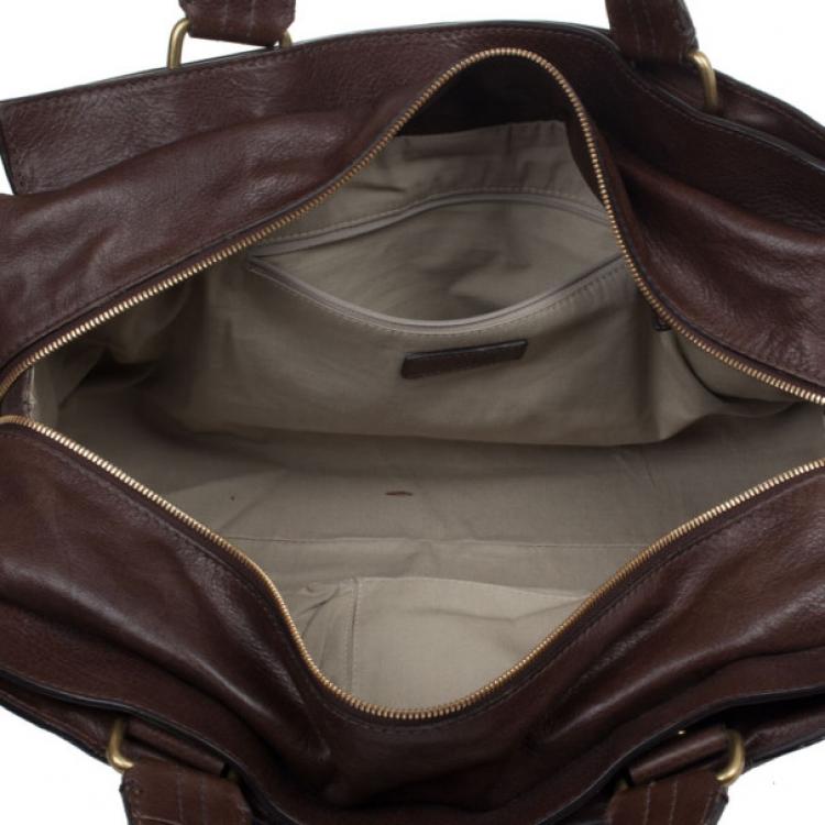 Pre Owned Givenchy Brown Calfskin Large Tote Bag