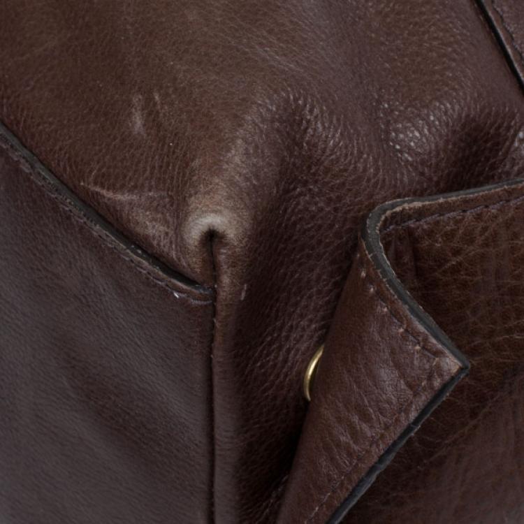 Pre Owned Givenchy Brown Calfskin Large Tote Bag