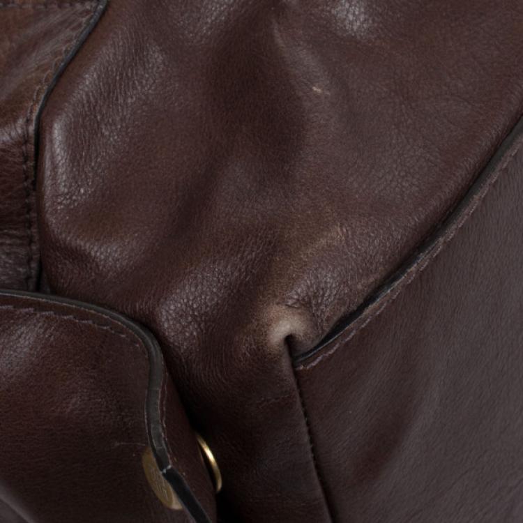 Pre Owned Givenchy Brown Calfskin Large Tote Bag