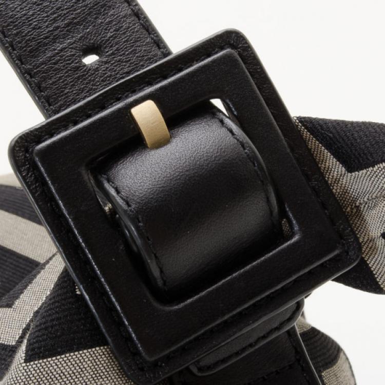 Pre Owned Givenchy Black Monogram Canvas Satchel