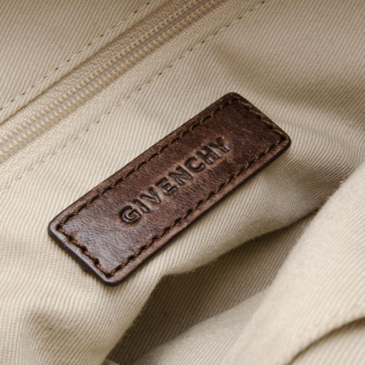 Pre Owned Givenchy Denim Monogram Satchel