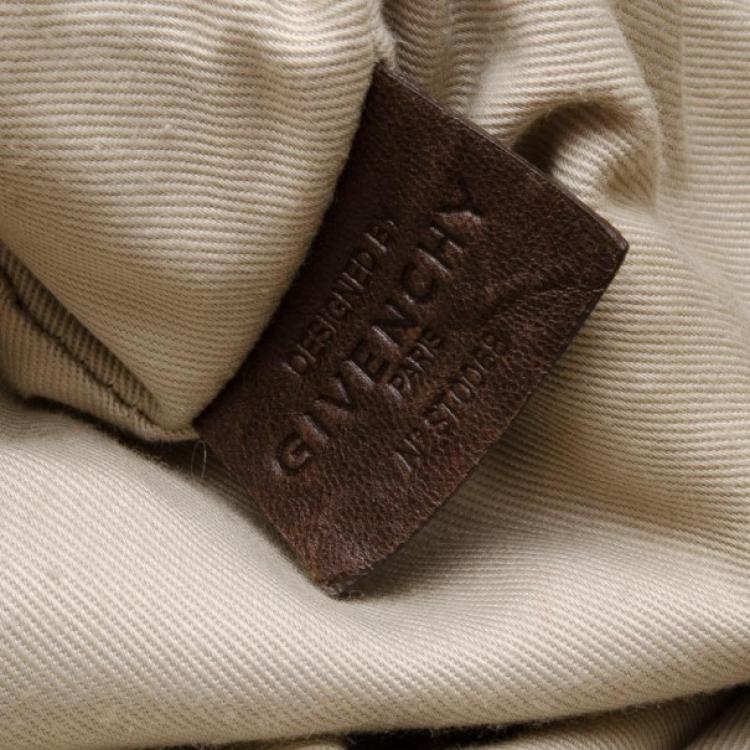 Pre Owned Givenchy Denim Monogram Satchel