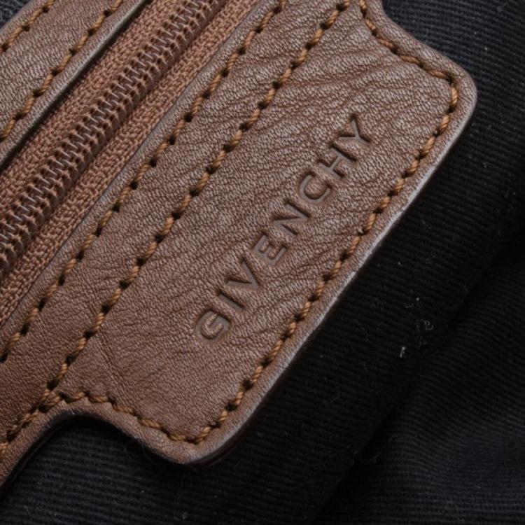 Pre Owned Givenchy Brown Leather Hobo 