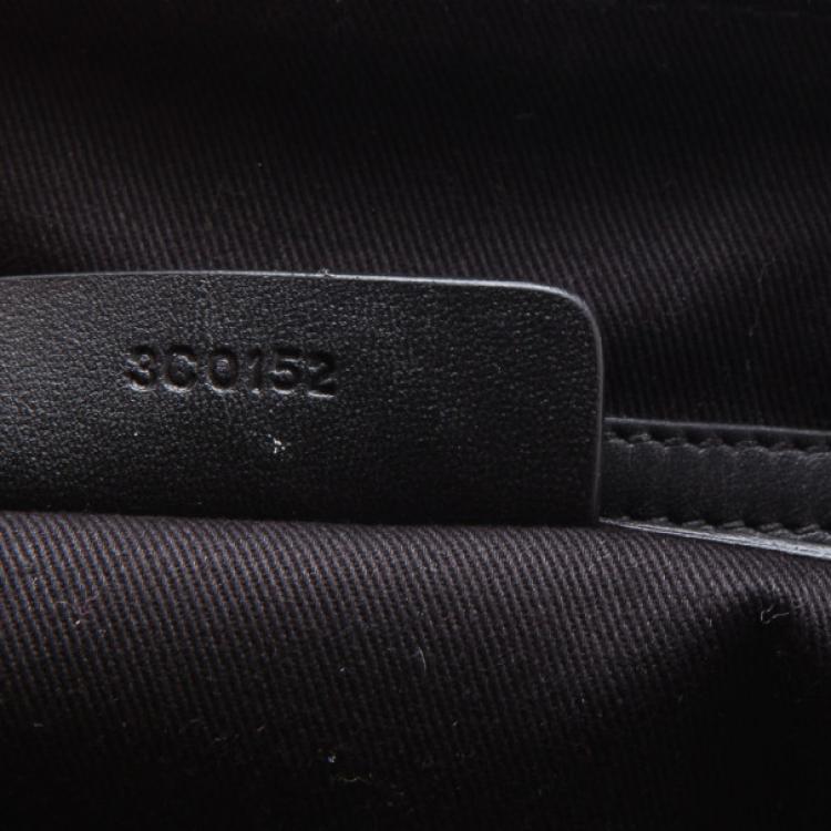 Pre Owned Givenchy Black Croc Embossed Medium Antigona Satchel
