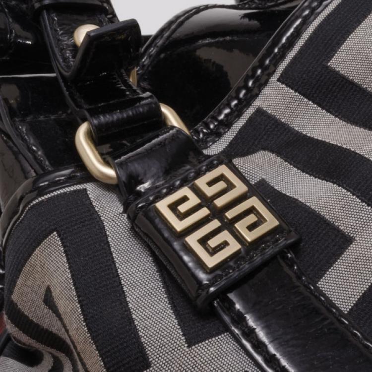 Pre Owned Givenchy Monogram Canvas Logo Hobo