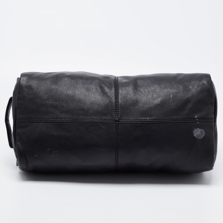 Pre Owned Givenchy Black Leather Satchel
