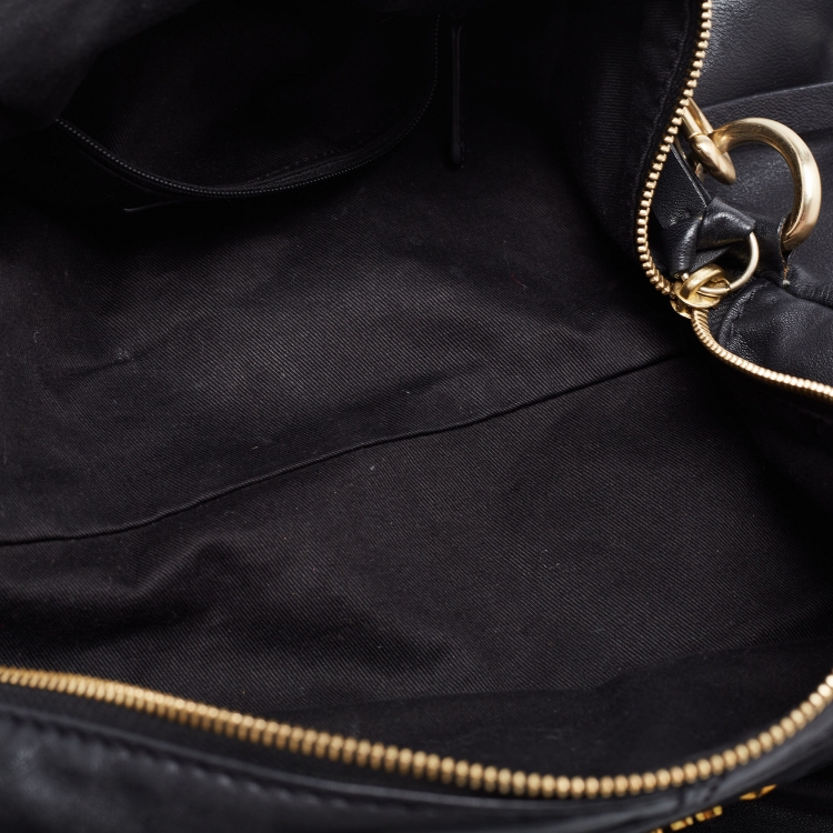 Pre Owned Givenchy Black Leather Satchel