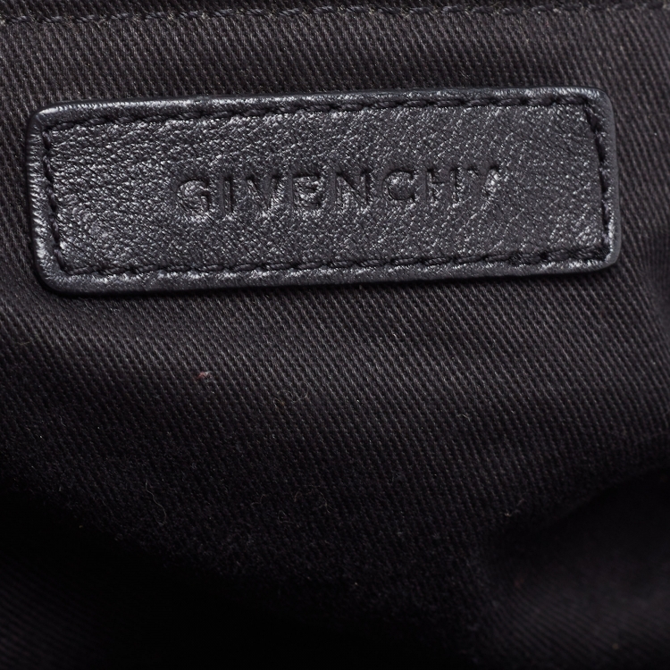 Pre Owned Givenchy Black Leather Satchel