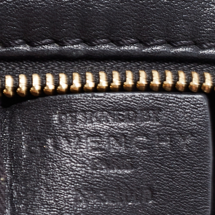 Pre Owned Givenchy Black Leather Satchel