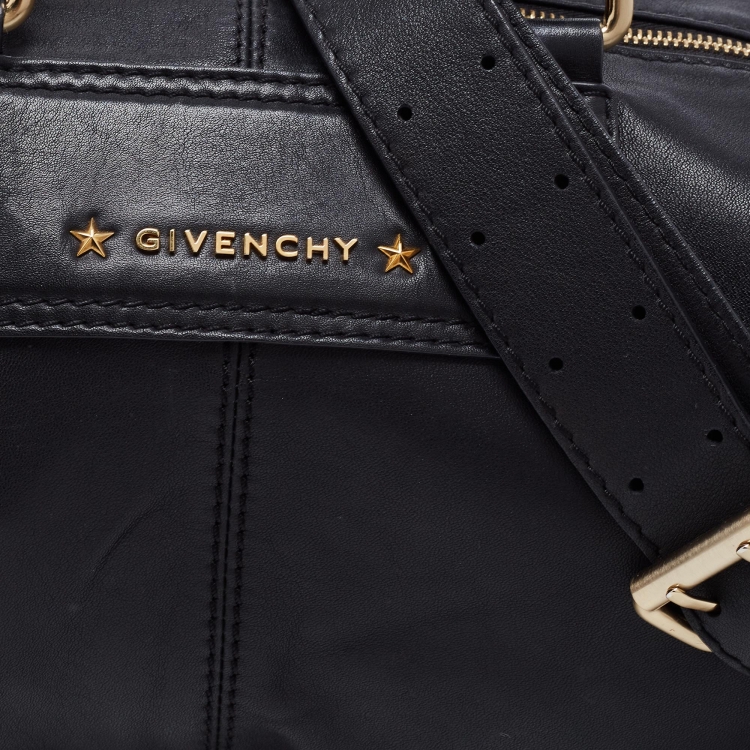 Pre Owned Givenchy Black Leather Satchel