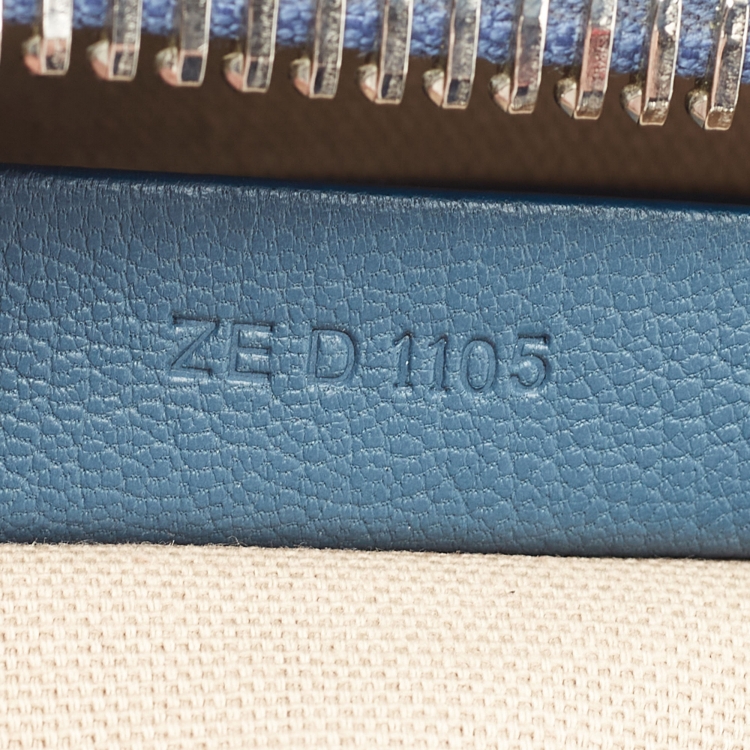Pre Owned Givenchy Blue Leather Small Antigona Satchel