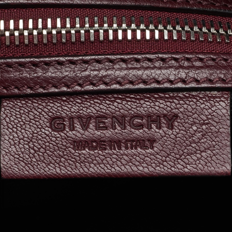 مملوكة مسبقًا Givenchy Burgundy Leather Small Antigona Satchel