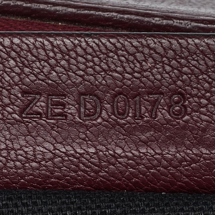 مملوكة مسبقًا Givenchy Burgundy Leather Small Antigona Satchel