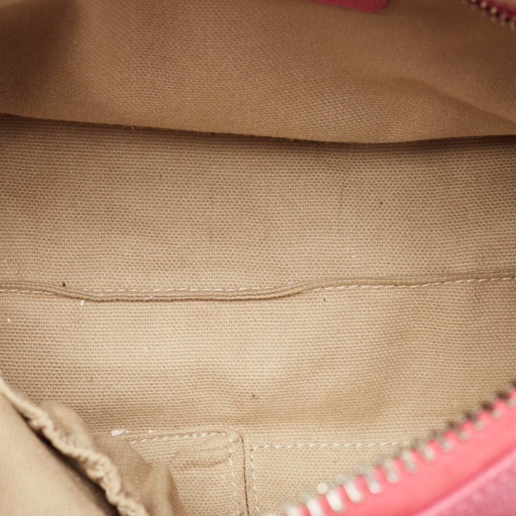Pre Owned Givenchy Fuchsia Leather Mini Antigona Satchel